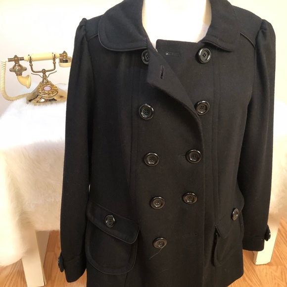 Ladies beautiful double breasted coat satin lined 2 pockets for phone new - Picture 13 of 16